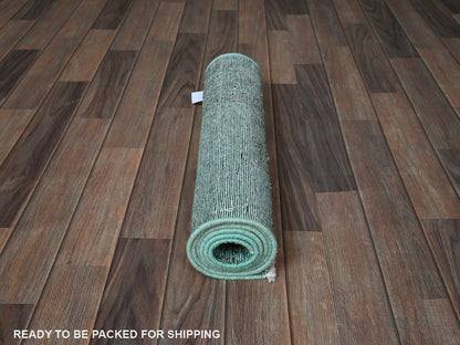 Tabriz Vintage hand-knotted wool runner in Overdyed, 2' x 5'8" — SKU O0962 (view 5)
