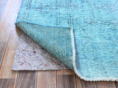 Tabriz Vintage hand-knotted wool rug in Overdyed, 3'1" x 5'1" — SKU O0970 (view 3)