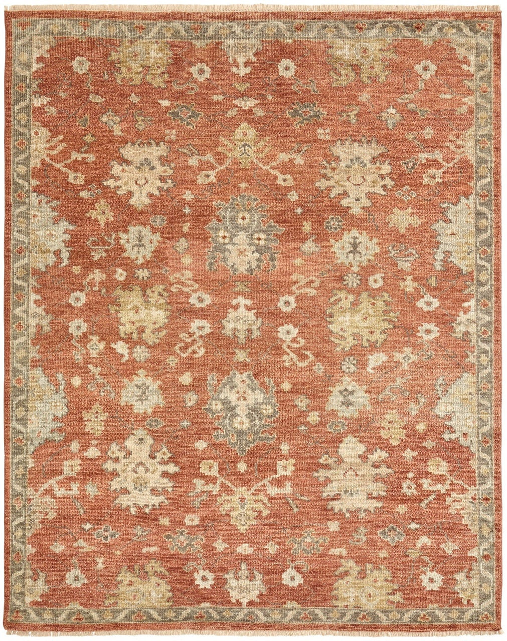 Hand Knotted Wool Oushak Rug KLL7460 KLL74600 physical All Rugs New