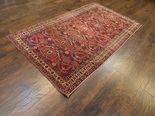 Vintage Turkish Shirman 4'5'' x 7'7" Hand-knotted Rug - R-4