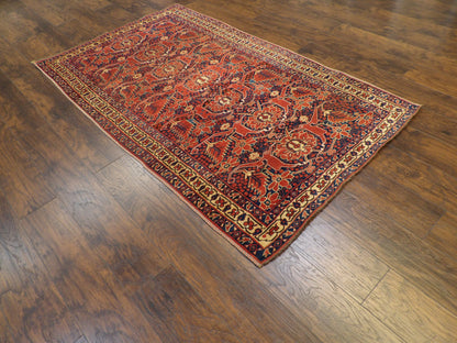 Vintage Turkish Shirman 4'5'' x 7'7" Hand-knotted Rug - R-4