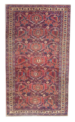 Vintage Turkish Shirman 4'5'' x 7'7" Hand-knotted Rug - R-4