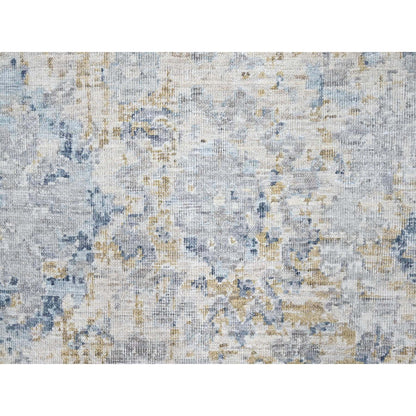 Oushak And Peshawar Wool Hand Knotted Rug Grey 7.10x9.10 -O010160