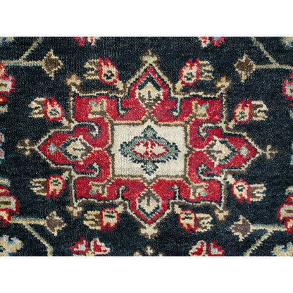 Heriz Wool Hand Knotted Rug Black 2.0x3.0 -O010182