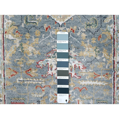 Heriz Wool Hand Knotted Rug Grey 2.0x2.11 -O010189