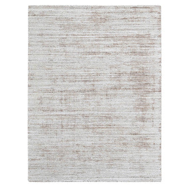 Modern and Contemporary Wool & Silk Hand Loomed Rug Brown 8.0x10.0 -O010269