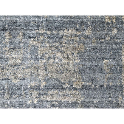 Modern and Contemporary Wool & Silk Hand Loomed Rug Grey 8.0x9.11 -O010286