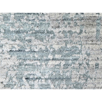 Modern and Contemporary Wool & Silk Hand Loomed Rug Grey 8.3x9.11 -O010287