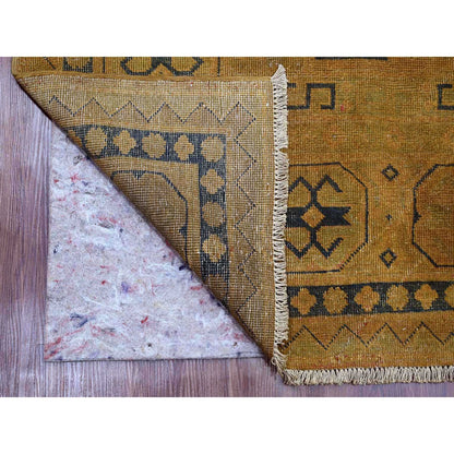 Kazak Wool Hand Knotted Rug Brown 7.11x9.5 -O020014