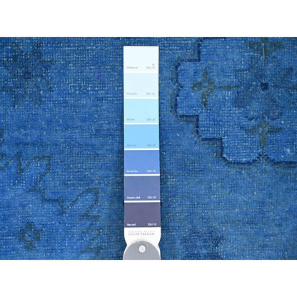 Kazak Wool Hand Knotted Rug Blue 8.8x11.9 -O020015