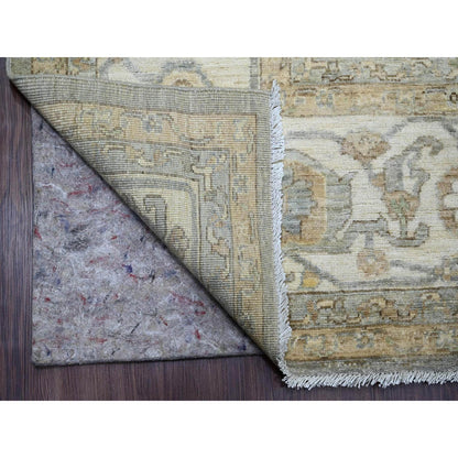 Heriz Wool Hand Knotted Rug Grey 8.10x11.8 -O020083