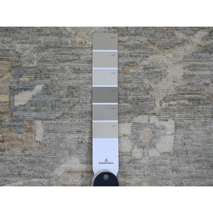 Heriz Wool Hand Knotted Rug Grey 8.10x11.8 -O020083
