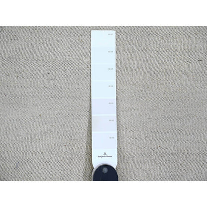 Flat Weave Wool Hand Woven Rug Ivory 9.0x12.0 -O020099