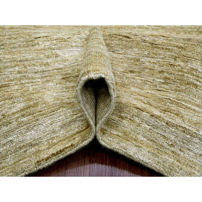 Modern and Contemporary Wool Hand Knotted Rug Brown 8.9x11.7 -O020139