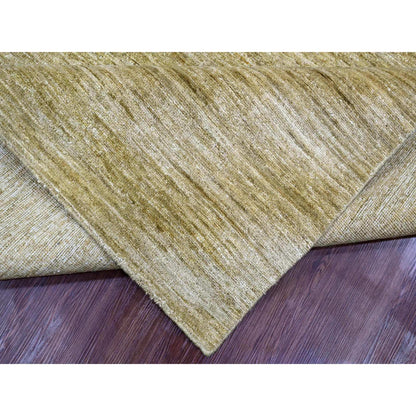 Modern and Contemporary Wool Hand Knotted Rug Brown 8.9x11.7 -O020139