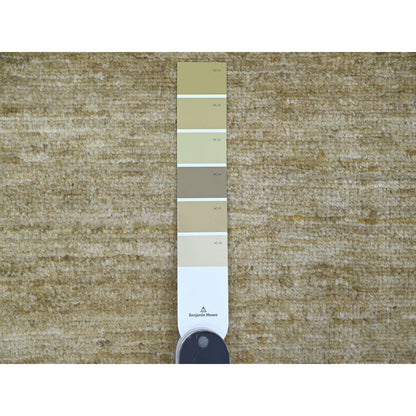 Modern and Contemporary Wool Hand Knotted Rug Brown 8.9x11.7 -O020139
