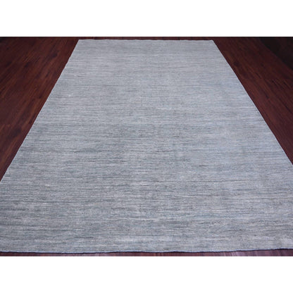 Modern and Contemporary Wool Hand Knotted Rug Grey 8.6x11.5 -O020141