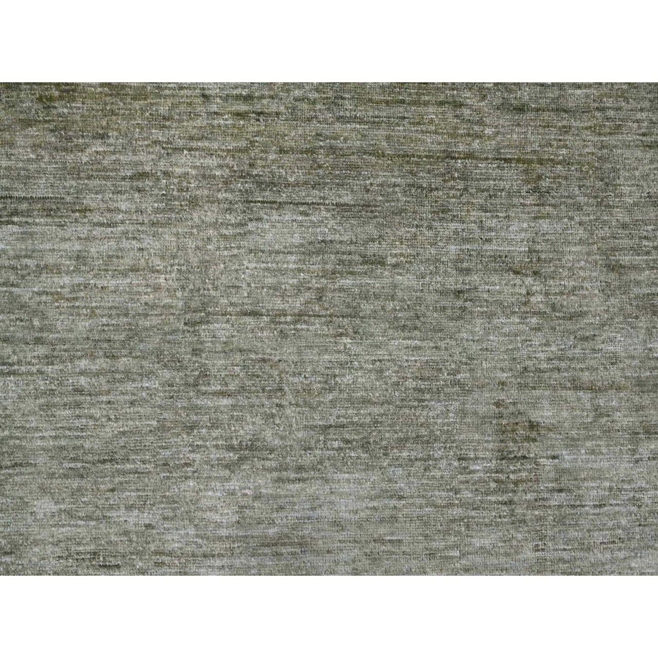 Green 8'5" x 11'5" Modern and Contemporary Hand knotted Wool Rug - Sku: O020142