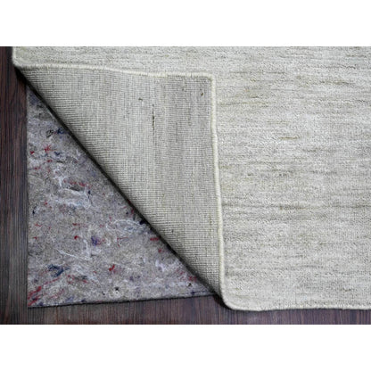 Modern and Contemporary Wool Hand Knotted Rug Grey 8.7x11.9 -O020143
