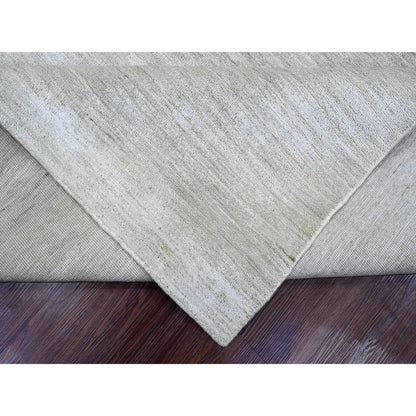 Modern and Contemporary Wool Hand Knotted Rug Grey 8.7x11.9 -O020143