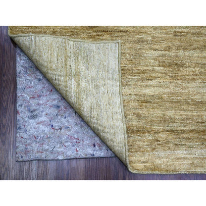 Modern and Contemporary Wool Hand Knotted Rug Brown 7.11x9.0 -O020144
