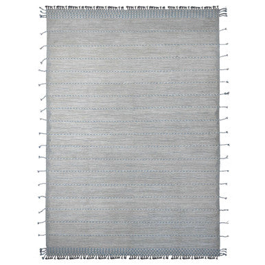 Tribal & Geometric Wool Hand Knotted Rug Grey 10.2x14.7 -O020149