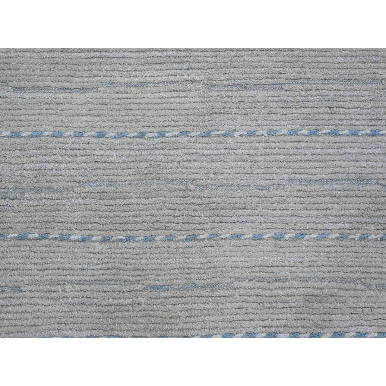 Gray 10'2" x 14'7" Tribal & Geometric Hand knotted Wool Rug - Sku: O020149