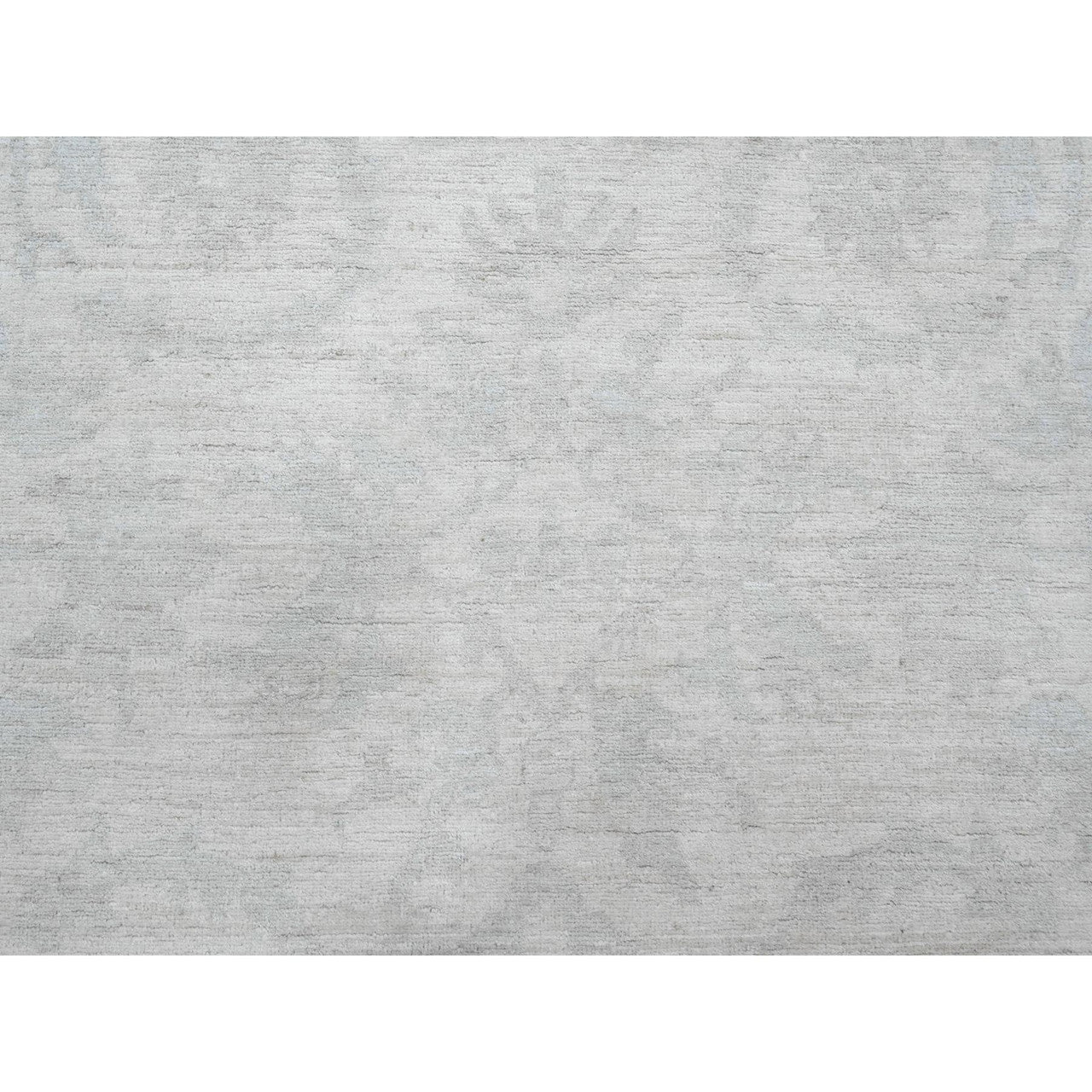Oushak And Peshawar Wool Hand Knotted Rug Ivory 9.11x13.0 -O020161
