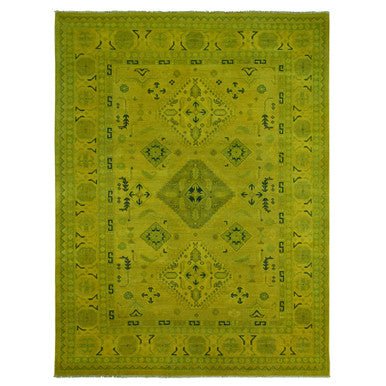 Kazak Wool Hand Knotted Rug Yellow 8.6x11.4 -O020248