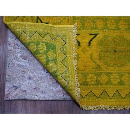 Kazak Wool Hand Knotted Rug Yellow 8.6x11.4 -O020248