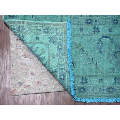 Kazak Wool Hand Knotted Rug Blue 7.11x9.8 -O020249