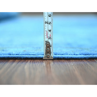 Kazak Wool Hand Knotted Rug Blue 5.9x8.7 -O020281