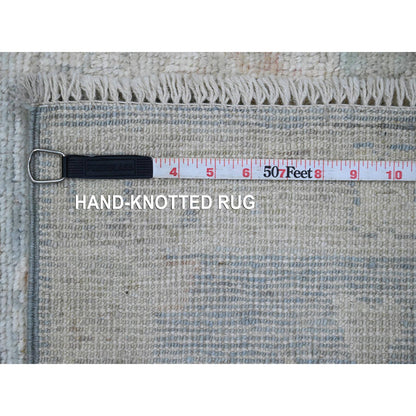 Oushak And Peshawar Wool Hand Knotted Rug Grey 2.0x3.0 -O020327