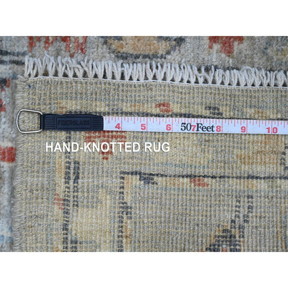 Oushak And Peshawar Wool Hand Knotted Rug Grey 2.1x3.0 -O020330