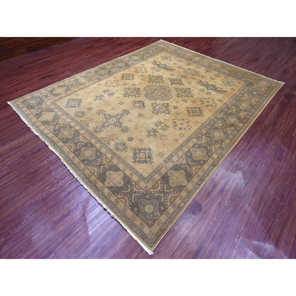 Kazak Wool Hand Knotted Rug Brown 8.0x9.10 -O020400