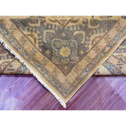 Kazak Wool Hand Knotted Rug Brown 8.0x9.10 -O020400