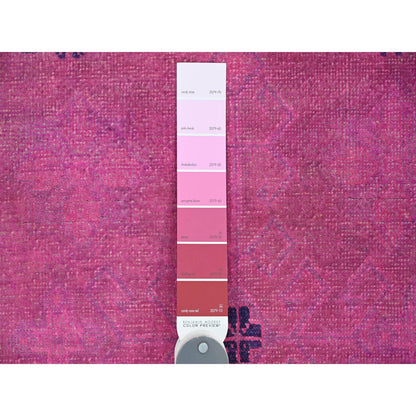 Kazak Wool Hand Knotted Rug Pink 7.11x9.7 -O020401