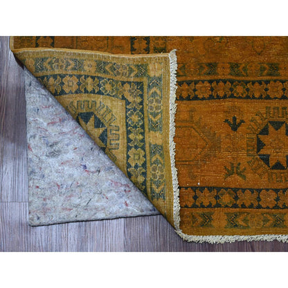 Kazak Wool Hand Knotted Rug Brown 7.8x9.10 -O020402