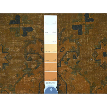 Kazak Wool Hand Knotted Rug Brown 7.8x9.10 -O020402
