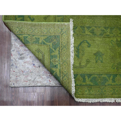 Kazak Wool Hand Knotted Rug Green 7.11x9.6 -O020403
