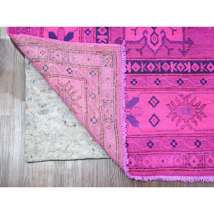 Kazak Wool Hand Knotted Rug Pink 6.0x8.6 -O020444