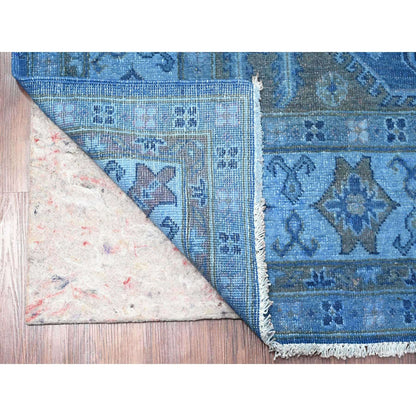 Kazak Wool Hand Knotted Rug Blue 6.2x8.5 -O020445
