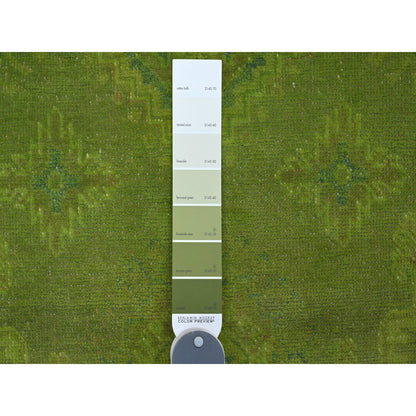 Kazak Wool Hand Knotted Rug Green 4.10x6.9 -O020446