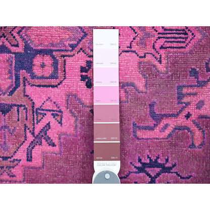 Kazak Wool Hand Knotted Rug Pink 5.7x7.9 -O020447