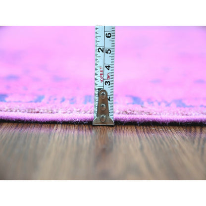 Kazak Wool Hand Knotted Rug Pink 5.7x7.9 -O020447