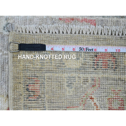 Oushak And Peshawar Wool Hand Knotted Rug Grey 2.0x3.1 -O020485