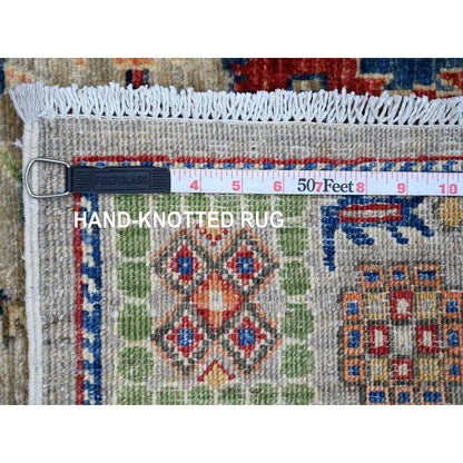 Oushak And Peshawar Wool Hand Knotted Rug Grey 3.1x5.0 -O020628