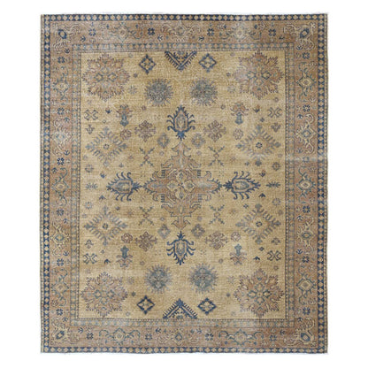 Kazak Wool Hand Knotted Rug Brown 8.0x9.1 -O020736