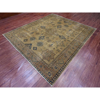 Kazak Wool Hand Knotted Rug Brown 8.0x9.1 -O020736