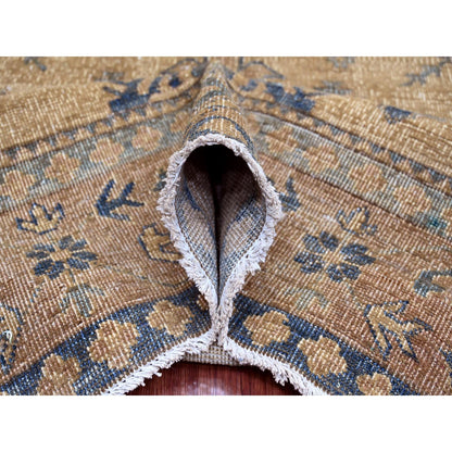 Kazak Wool Hand Knotted Rug Brown 8.0x9.1 -O020736